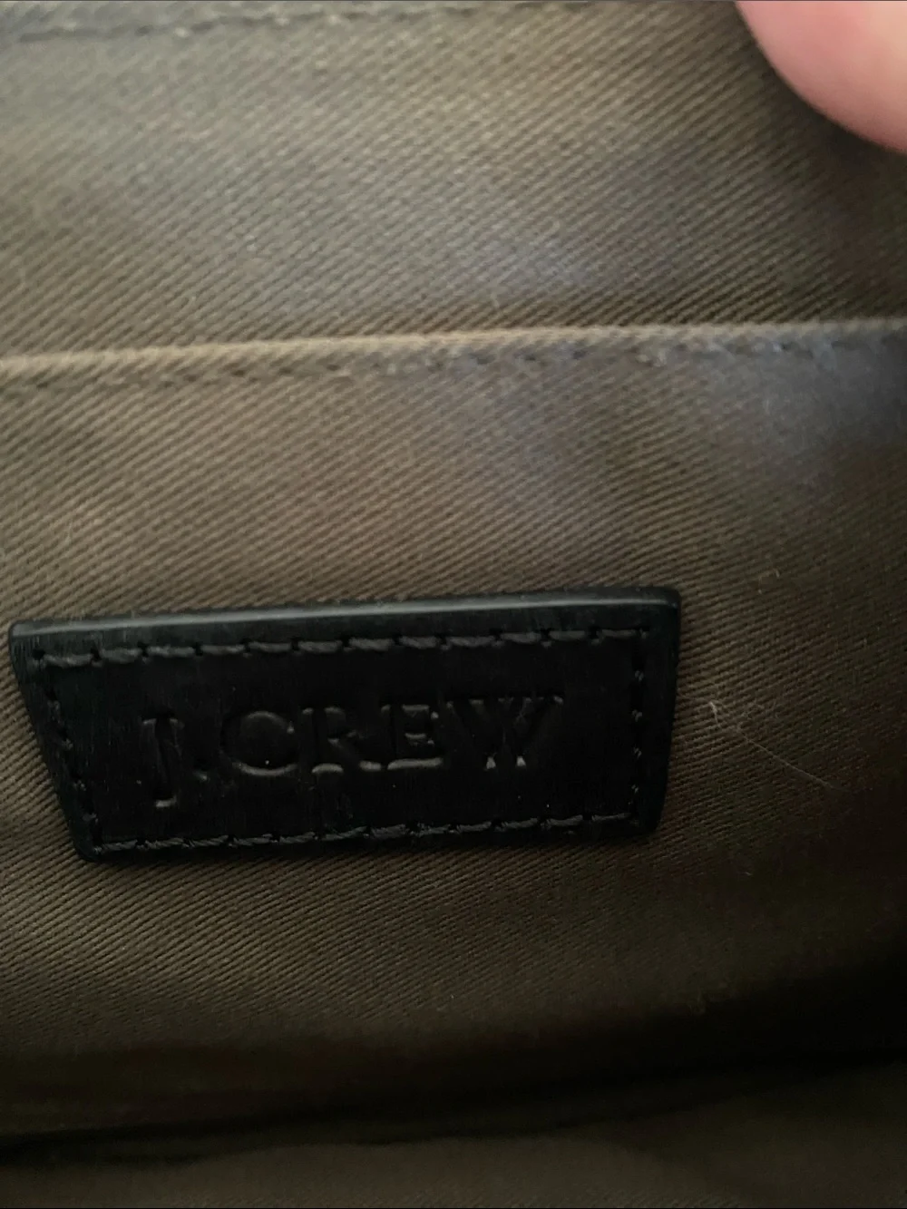 Vintage 90’s Leather J Crew Bag